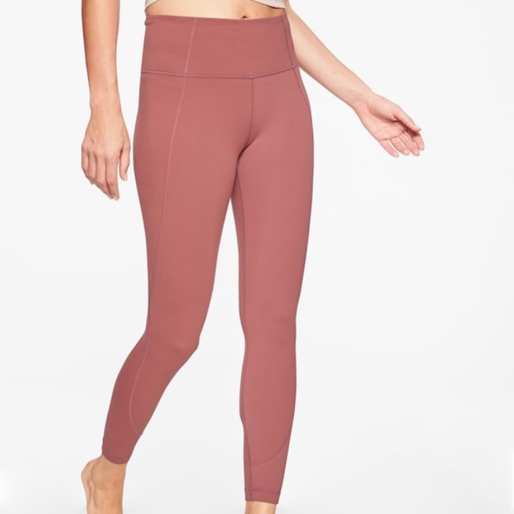 Athleta Salutation 7/8 Tight  in Crushed Berry